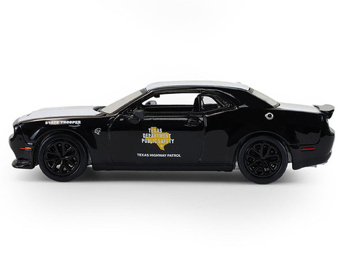 2020 Dodge Challenger SRT Hellcat "Texas Department of Public Safety" Black and White "Hot Pursuit" Series 47 1/64 Diecast Model Car by Greenlight 2020 Dodge Challenger SRT Hellcat "Texas Department of Public Safety" Black and White "Hot Pursuit" Series 47 1/64 Diecast Model Car by Greenlight