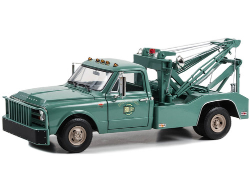 1967 Chevrolet C-30 Dually Wrecker Tow Truck "Holley Speed Shop" Green 1/18 Diecast Model Car by Greenlight 1967 Chevrolet C-30 Dually Wrecker Tow Truck "Holley Speed Shop" Green 1/18 Diecast Model Car by Greenlight