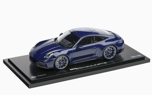 1/18 Dealer Edition 2025 Porsche 911 (992.2) Carrera 4 GTS 40 Years Porsche Italy (Blusogno Blue) Car Model 1/18 Dealer Edition 2025 Porsche 911 (992.2) Carrera 4 GTS 40 Years Porsche Italy (Blusogno Blue) Car Model