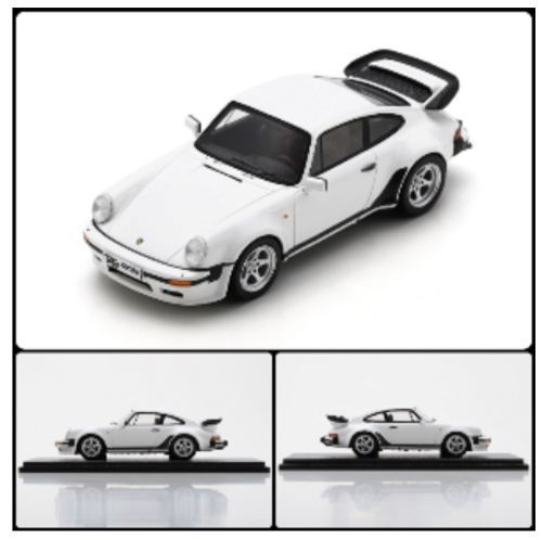 1/43 Spark Porsche 911 930 TAG Turbo (White) Car Model 1/43 Spark Porsche 911 930 TAG Turbo (White) Car Model