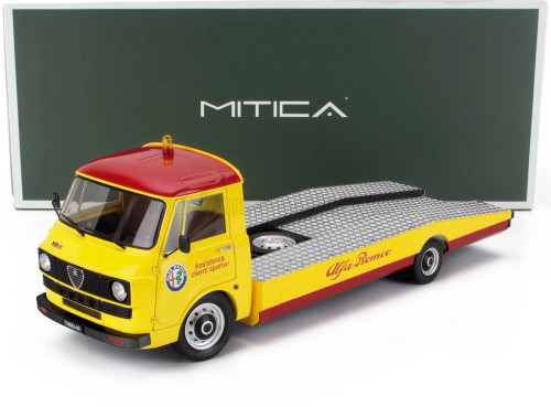 1/43 Mitica 1977 Alfa Romeo A12 (F12) Tow Truck (Yellow) Car Model
