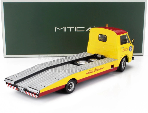 1/43 Mitica 1977 Alfa Romeo A12 (F12) Tow Truck (Yellow) Car Model