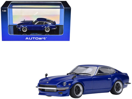 1/64 AUTOart Nissan Fairlady Z Wangan Midnight “Akuma no. Z” Comic #1 Version (Blue) Car Model