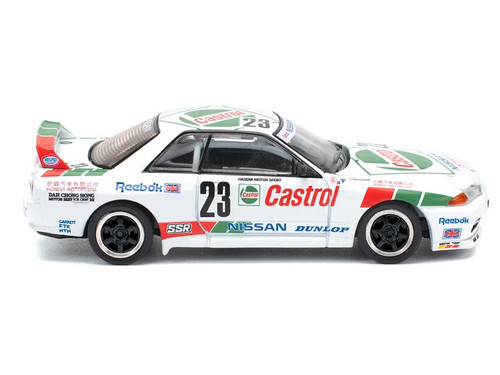 Nissan Skyline GT-R (BNR32) RHD (Right Hand Drive) #23 Winner "Macau Guia Race" (1990) 1/64 Diecast Model Car by Pop Race Nissan Skyline GT-R (BNR32) RHD (Right Hand Drive) #23 Winner "Macau Guia Race" (1990) 1/64 Diecast Model Car by Pop Race