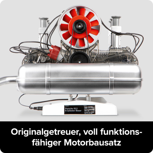 1/3 Franzis Porsche 911 6-Sylinder Turbo Engine Kit - LIVECARMODEL.com