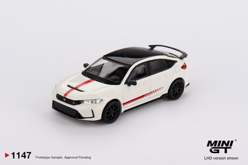 1/64 Mini GT Honda Civic Type R FL Ultimate Edition (White) Diecast Car Model 1/64 Mini GT Honda Civic Type R FL Ultimate Edition (White) Diecast Car Model