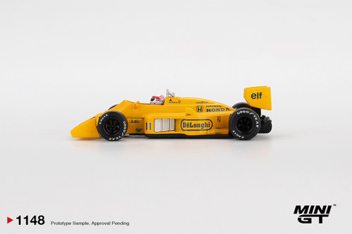 1/64 Mini GT 1987 Formula 1 Lotus 99T #11 Satoru Nakajima 1987 Monaco Grand Prix Diecast Car Model 1/64 Mini GT 1987 Formula 1 Lotus 99T #11 Satoru Nakajima 1987 Monaco Grand Prix Diecast Car Model