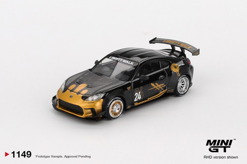 1/64 Mini GT Toyota GR86 LB★Nation (Black & Gold) Diecast Car Model 1/64 Mini GT Toyota GR86 LB★Nation (Black & Gold) Diecast Car Model