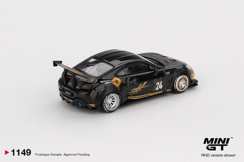 1/64 Mini GT Toyota GR86 LB★Nation (Black & Gold) Diecast Car Model 1/64 Mini GT Toyota GR86 LB★Nation (Black & Gold) Diecast Car Model