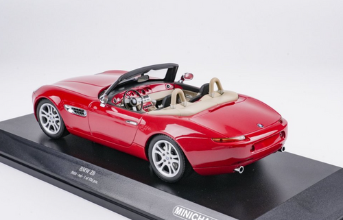 1/18 Minichamps 2000 BMW Z8 Roadster (Red) Diecast Car Model