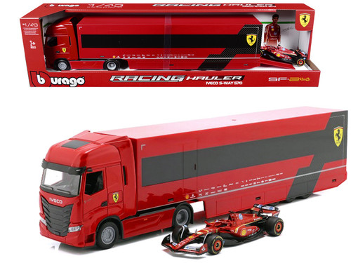 1/43 Altaya Iveco Stralis Race Car Transporter Scuderia Ferrari