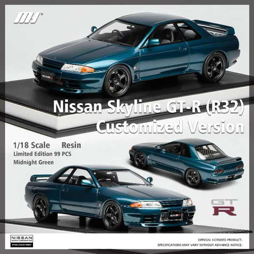 1/18 Motorhelix Nissan Skyline GT-R GTR R32 Customized Version