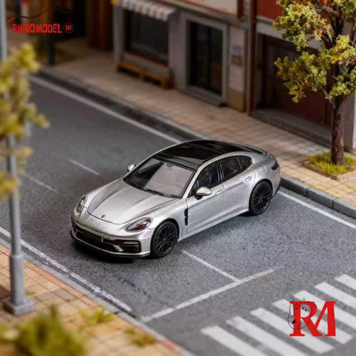 Sサイズ 1/64 Rhino Model Porsche Panamera 971 (White) Diecast Car Model