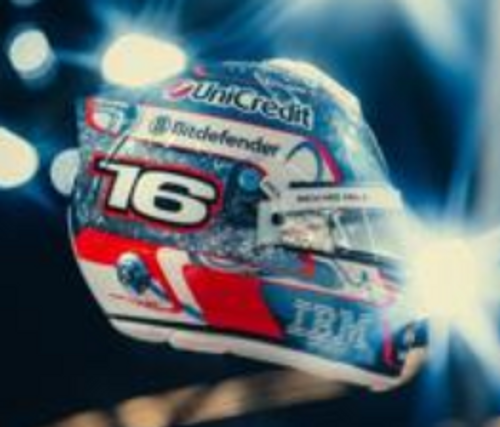 1/5 Looksmart 2025 Formula 1 Singapore GP 6th Place #16 Charles Leclerc Helmet Model 1/5 Looksmart 2025 Formula 1 Singapore GP 6th Place #16 Charles Leclerc Helmet Model