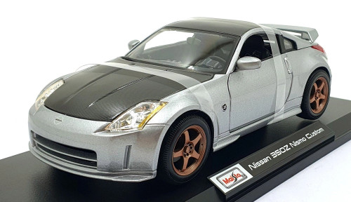 1/18 Maisto Nissan 350Z Nismo Custom (Silver) Diecast Car Model