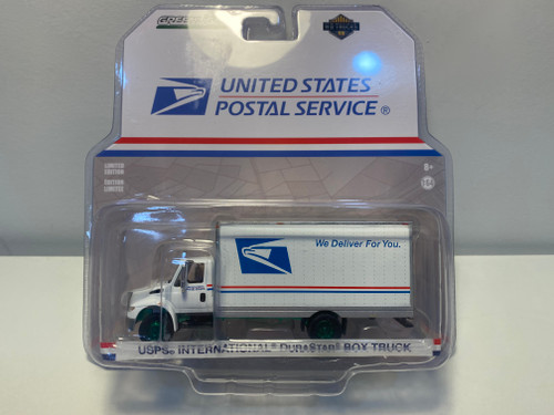 CHASE CAR 1/64 Greenlight 2013 International Durastar Box Truck USPS "United States Postal Service" (USPS) "H.D. Trucks" Series 9 Diecast Car Model CHASE CAR 1/64 Greenlight 2013 International Durastar Box Truck USPS "United States Postal Service" (USPS) "H.D. Trucks" Series 9 Diecast Car Model
