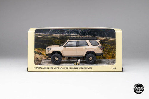 1/64 GCD Toyota 4Runner Pre-Runner Widebody (Bronze) Diecast Car Model with Accessories