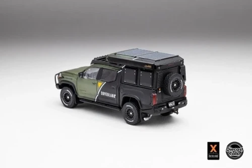 1/64 GCD Toyota Tundra Orion Africa Expedition (Green) Xoverland Diecast Car Model