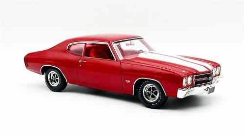1/18 ACME 1970 Chevrolet Chevelle SS 454 LS6 (Cranberry Red) Diecast Car Model