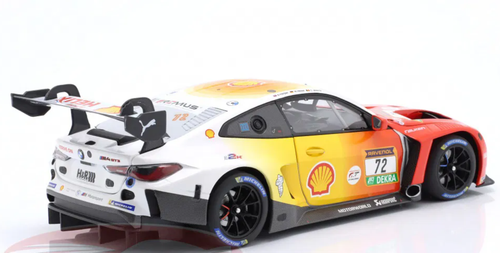 1/18 Minichamps 2024 BMW M4 GT3 #72 3rd 24h Nürburgring BMW M Team RMG Dan Harper, Max Hesse, Charles Weerts Diecast Car Model