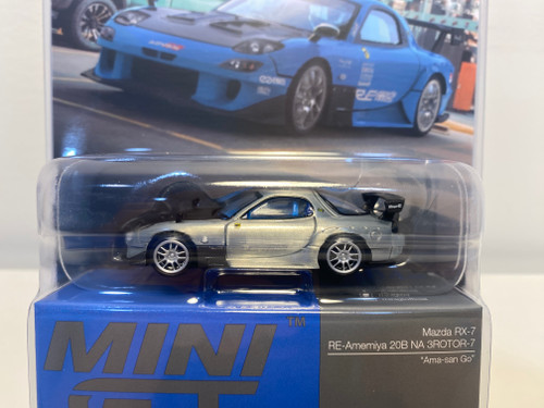 CHASE CAR 1/64 Mini GT Mazda RX-7 RE-Amemiya 20B NA 3ROTOR-7 “Ama-san Go” Diecast Car Model CHASE CAR 1/64 Mini GT Mazda RX-7 RE-Amemiya 20B NA 3ROTOR-7 “Ama-san Go” Diecast Car Model