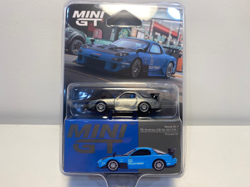 CHASE CAR 1/64 Mini GT Mazda RX-7 RE-Amemiya 20B NA 3ROTOR-7 “Ama-san Go” Diecast Car Model CHASE CAR 1/64 Mini GT Mazda RX-7 RE-Amemiya 20B NA 3ROTOR-7 “Ama-san Go” Diecast Car Model