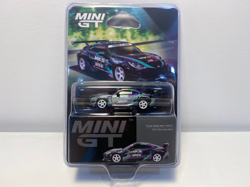 CHASE CAR 1/64 Mini GT Toyota GR86 HKS TYPE R 2022 Tokyo Auto Salon Diecast Car Model CHASE CAR 1/64 Mini GT Toyota GR86 HKS TYPE R 2022 Tokyo Auto Salon Diecast Car Model