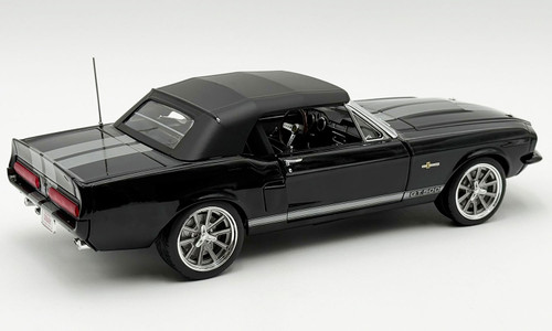 1/18 ACME 1967 Ford Mustang Shelby GT500 Pro Touring Convertible (Black) Diecast Car Model 1/18 ACME 1967 Ford Mustang Shelby GT500 Pro Touring Convertible (Black) Diecast Car Model