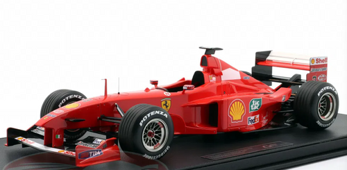 1/12 GP Replicas 1999 Formula 1 Michael Schumacher Ferrari F399 #3 2nd Brazil GP Car Model
