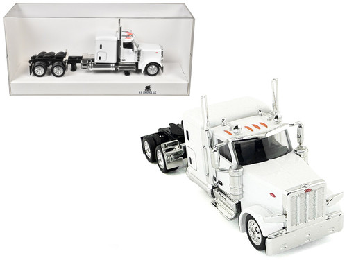 Peterbilt 589 Truck with 72 Inch Sleeper White 1/87 (HO) Plastic