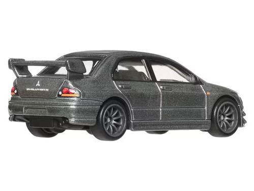 Mitsubishi Lancer Evolution IX Gray Metallic "Ronin Run II" Series Diecast Model Car by Hot Wheels Mitsubishi Lancer Evolution IX Gray Metallic "Ronin Run II" Series Diecast Model Car by Hot Wheels