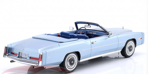 1/18 ModelCarGroup 1976 Cadillac Eldorado Convertible (Light Blue Metallic) Car Model