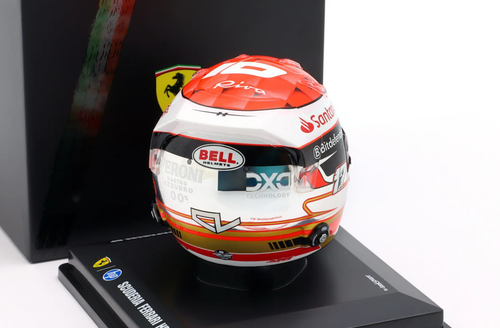 1/5 Looksmart 2024 Formula 1 Ferrari #16 Charles Leclerc Helmet Tribute t Jules Bianchi Helmet Model
