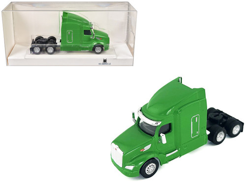 Peterbilt 579 Sleeper Cab Blue Metallic 1/87 (HO) Plastic Model