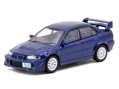1/64 Tarmac Works Mitsubishi Lancer Evolution VI Tommi Mäkinen Edition (Blue) Diecast Car Model