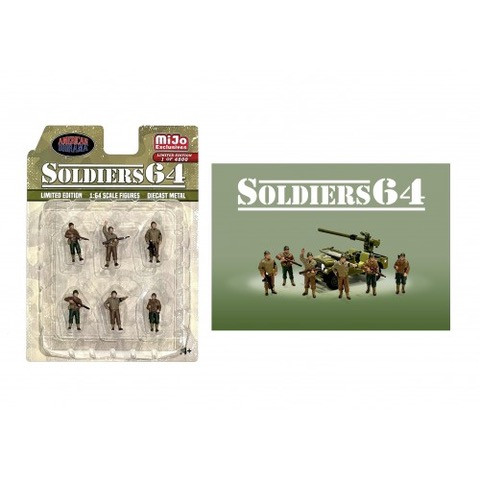 1/64 American Diorama Diecast Figure Soldiers - LIVECARMODEL.com
