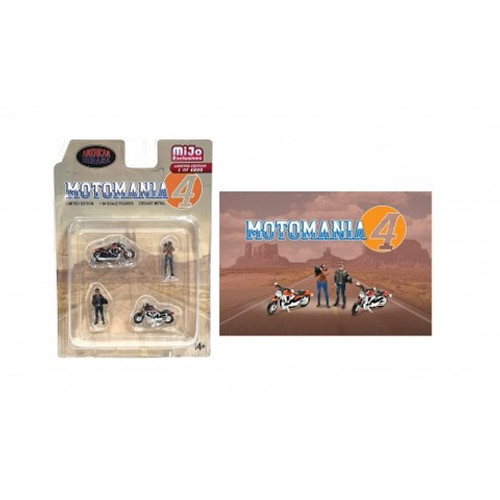 1/64 American Diorama Diecast Figure Set MotoMania 4 1/64 American Diorama Diecast Figure Set MotoMania 4