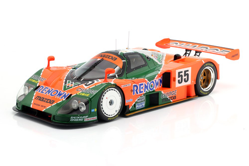1/12 Werk83 1991 Mazda 787B #55 Winner 24h LeMans Mazdaspeed Co. Ltd. Volker Weidler, Johnny Herbert, Bertrand Gachot Diecast Car Model