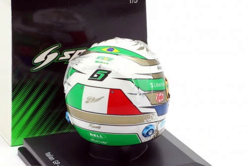 1/5 Spark Stake F1 Team Kick Sauber - Gabriel Bortoleto - Italian GP 2025 Helmet Model