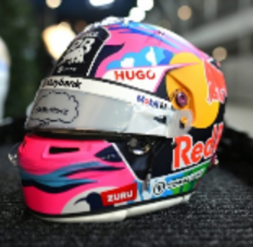 1/5 Spark Visa Cash App RB Formula One Team - Liam Lawson - Singapore GP 2025 Helmet Model 1/5 Spark Visa Cash App RB Formula One Team - Liam Lawson - Singapore GP 2025 Helmet Model