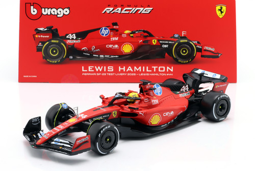 1/43 BBurago 2025 Formula 1 Lewis Hamilton Ferrari SF-23 #44 1st