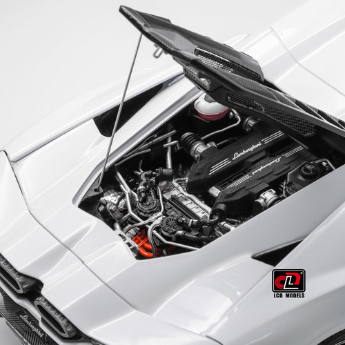 1/18 LCD Lamborghini Revuelto (White) Diecast Car Model 1/18 LCD Lamborghini Revuelto (White) Diecast Car Model