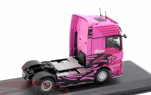 1/43 Hachette 2014 MAN TGX Woman Trucker (Pink) Car Model 1/43 Hachette 2014 MAN TGX Woman Trucker (Pink) Car Model