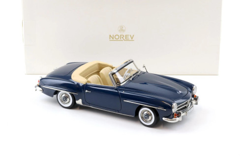 1/18 Norev 1957 Mercedes-Benz 190 SL Roadster (W121) (Dark Grey