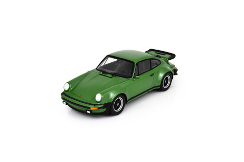 1/18 Spark 1975 Porsche 911 930 Turbo 3.0 (Green Metallic with Black Interior) Car Model