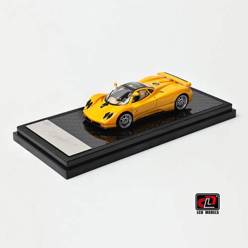 1/18 BBR Pagani Zonda C12 (Yellow) Resin Car Model - LIVECARMODEL.com