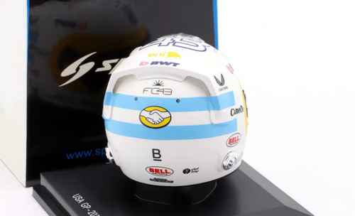 1/5 Spark 2025 Formula 1 US GP BWT Alpine Formula One Team Franco Colapinto Helmet Model
