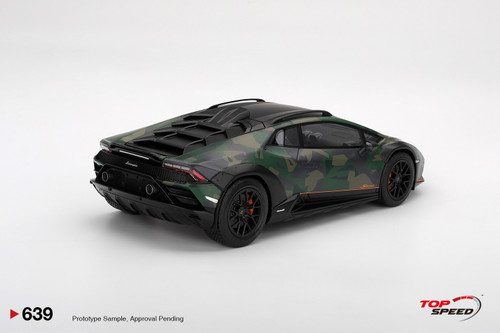 1/18 Top Speed Lamborghini Huracán Sterrato All-Terrain “BOSCO” (Camouflage Green) Car Model
