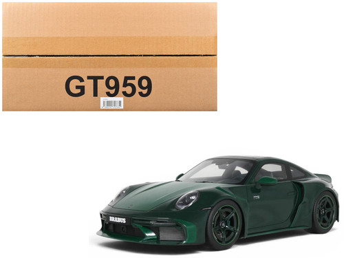 1/18 GT Spirit 2024 Porsche 911 992 Turbo Brabus 900 Rocket-R (Green) Car Model