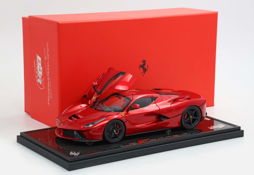 1/18 BBR 2012 Ferrari LaFerrari (Red F1 2007) Full Open Diecast Car Model with Real Carbon Fiber Base Limited 100 Pieces
